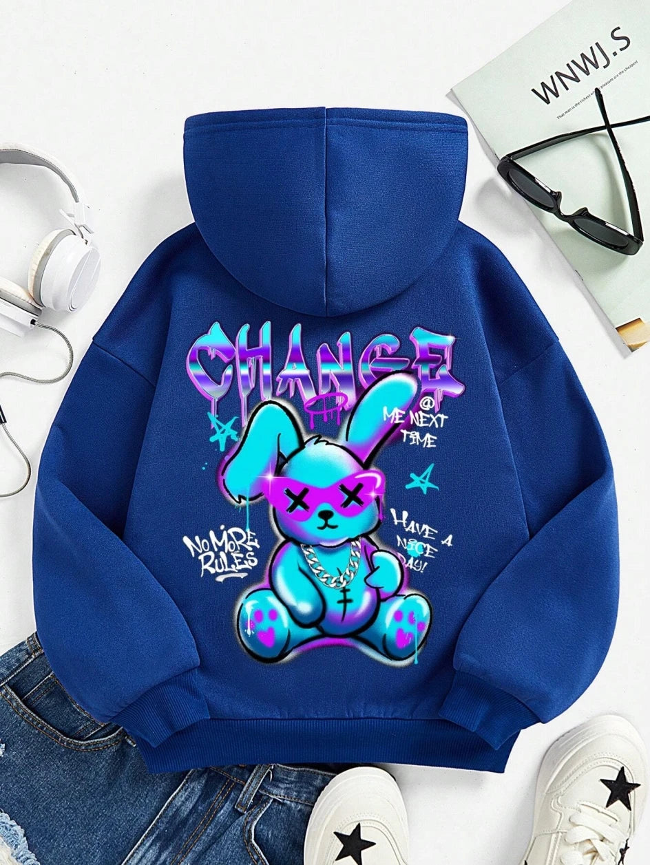 Trendy Rabbit Hoodie