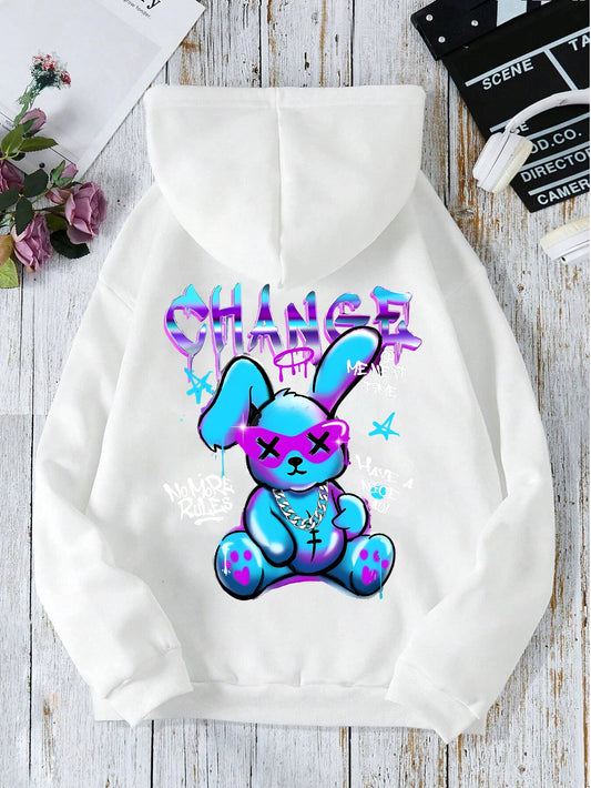 Trendy Rabbit Hoodie